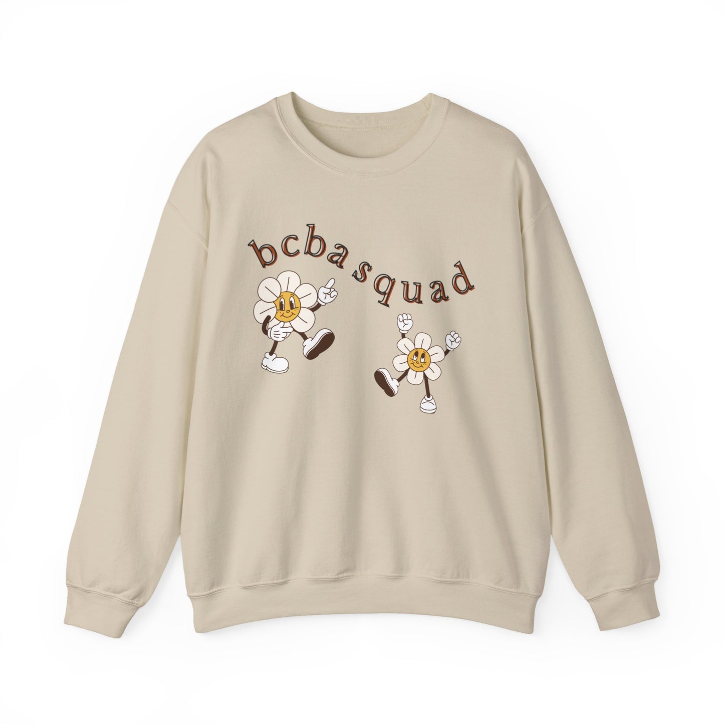 BCBA Sweatshirt – Boho Minimalist Behavior Analyst Crewneck, Therapist Gift