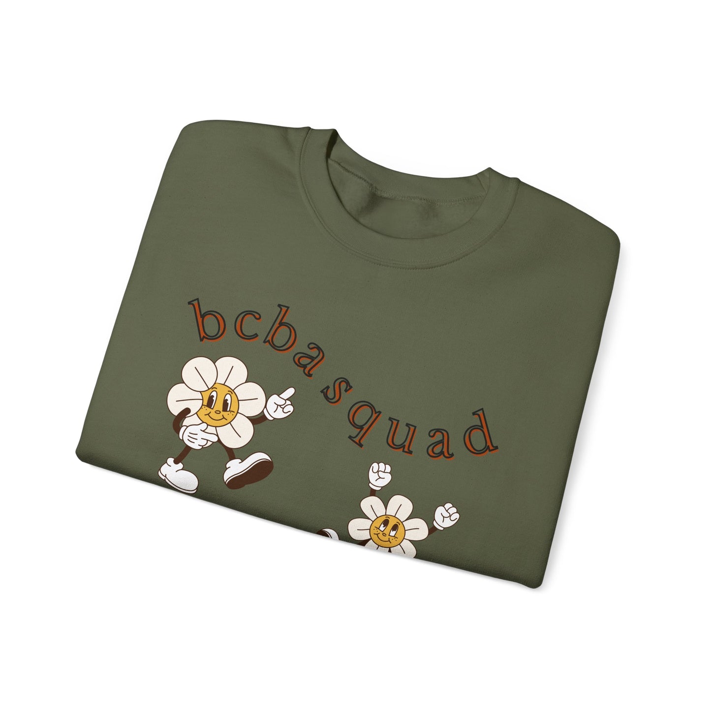 BCBA Sweatshirt – Boho Minimalist Behavior Analyst Crewneck, Therapist Gift