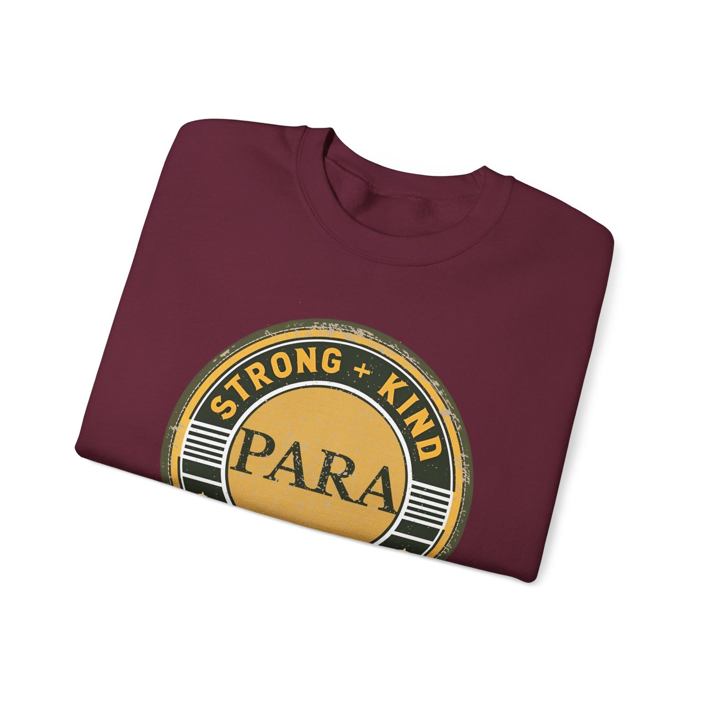 Boho Para Educator Sweatshirt – Strong + Kind Minimalist Paraprofessional Crewneck, Teacher Gift