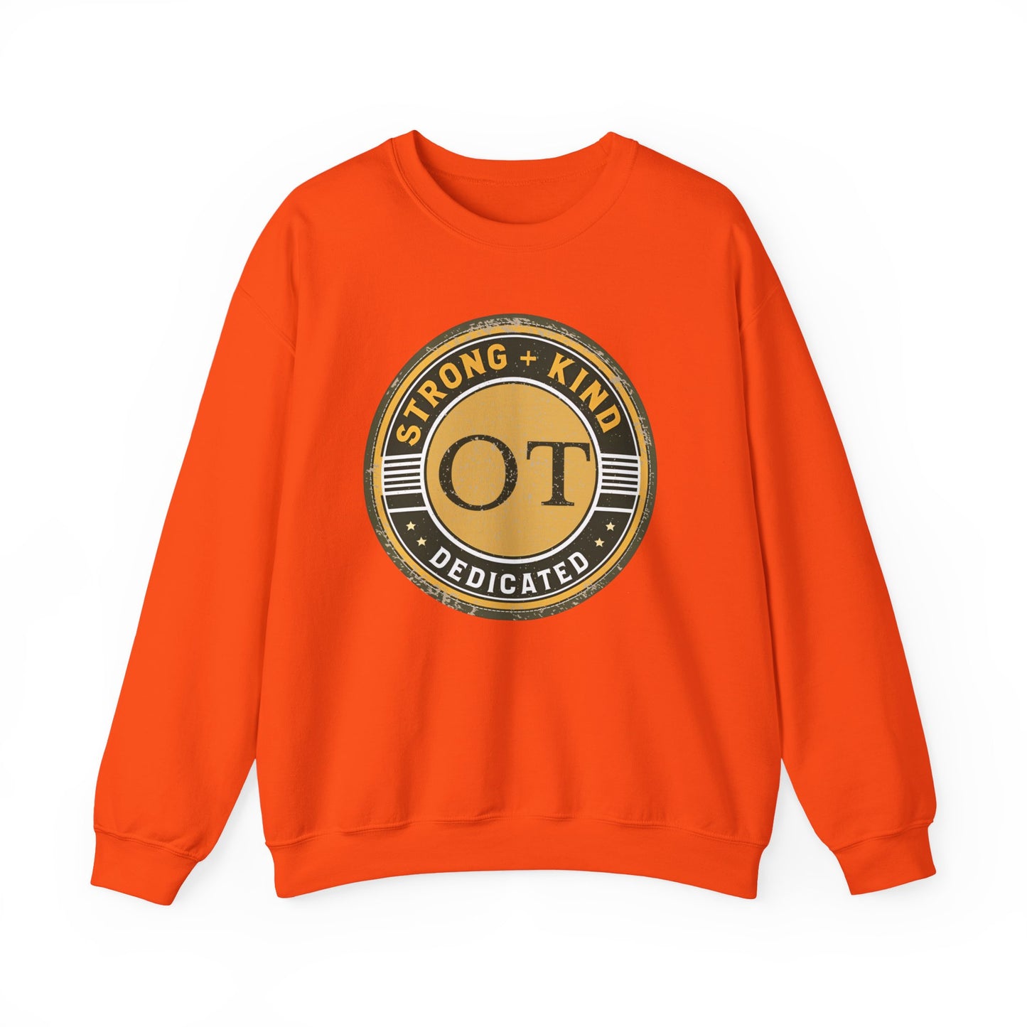 Boho OT Sweatshirt – Strong + Kind Minimalist Occupational Therapist Crewneck, Therapy Gift