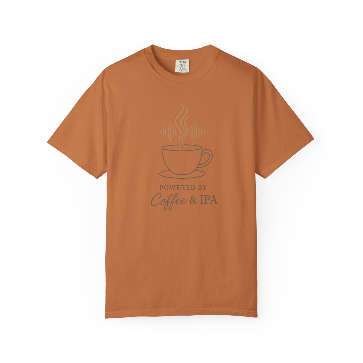 Powered by Coffee & IEPs Shirt – Teacher SLP Special Education Tee – Comfort Colors 1717 Boho Tee
