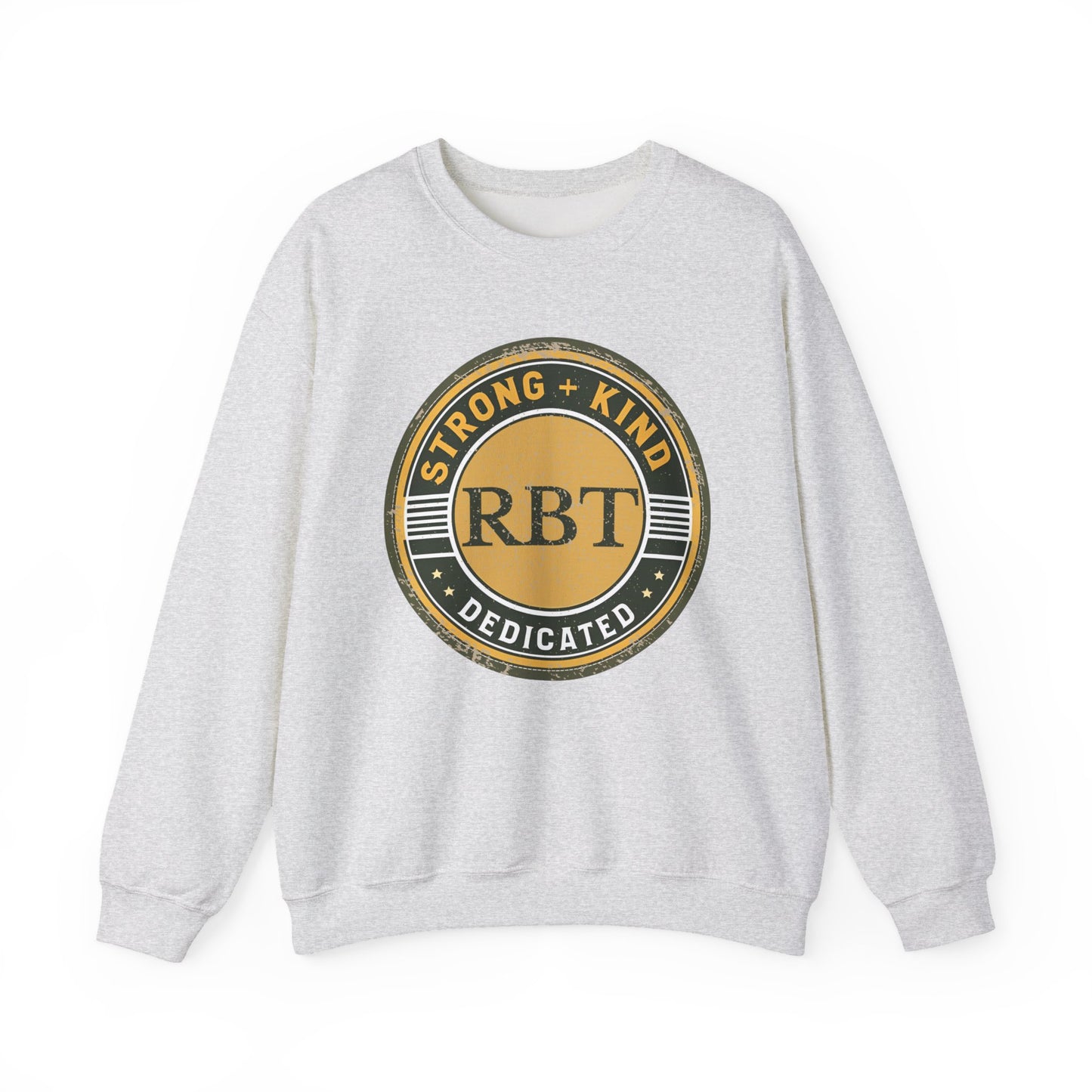 Boho Minimalist RBT Sweatshirt – Strong + Kind Registered Behavior Technician Crewneck, ABA Therapy Gift