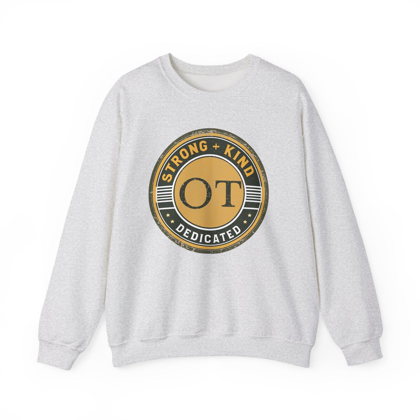 Boho OT Sweatshirt – Strong + Kind Minimalist Occupational Therapist Crewneck, Therapy Gift