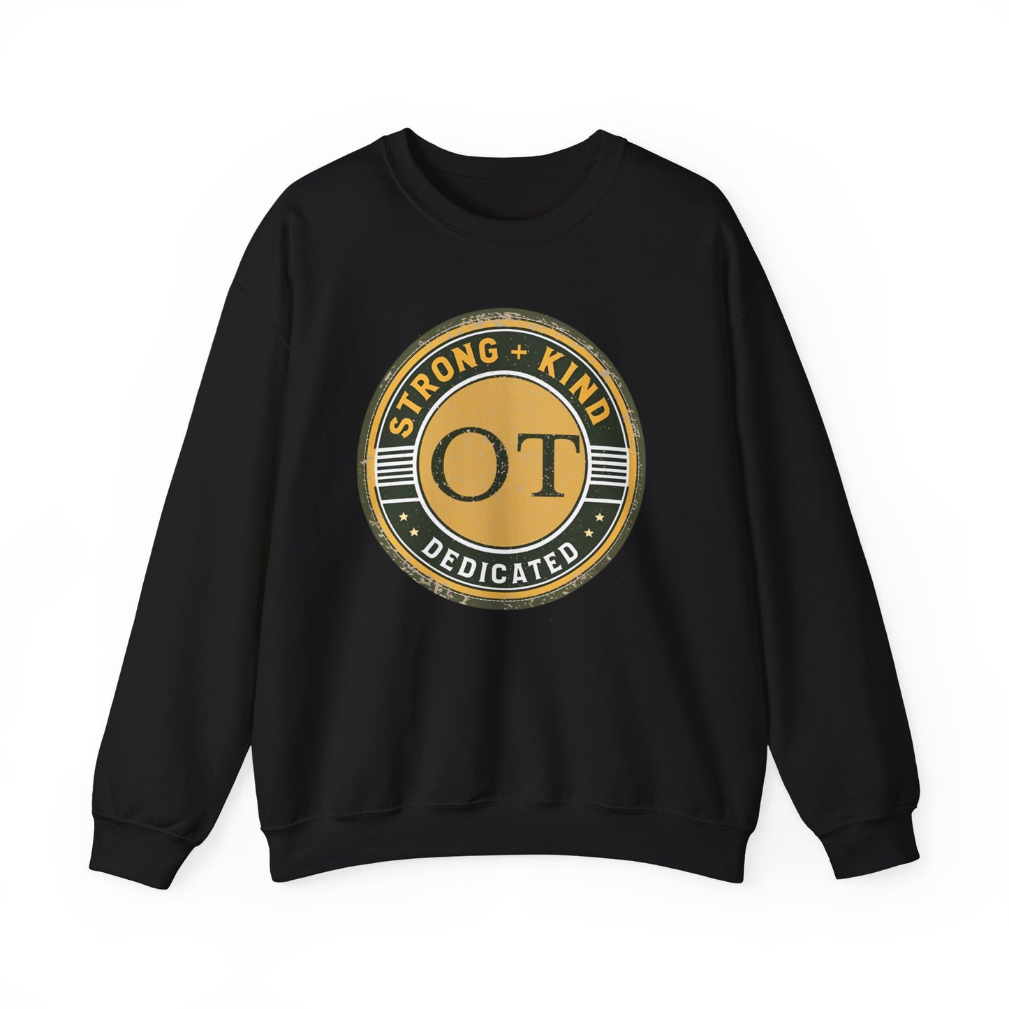 Boho OT Sweatshirt – Strong + Kind Minimalist Occupational Therapist Crewneck, Therapy Gift