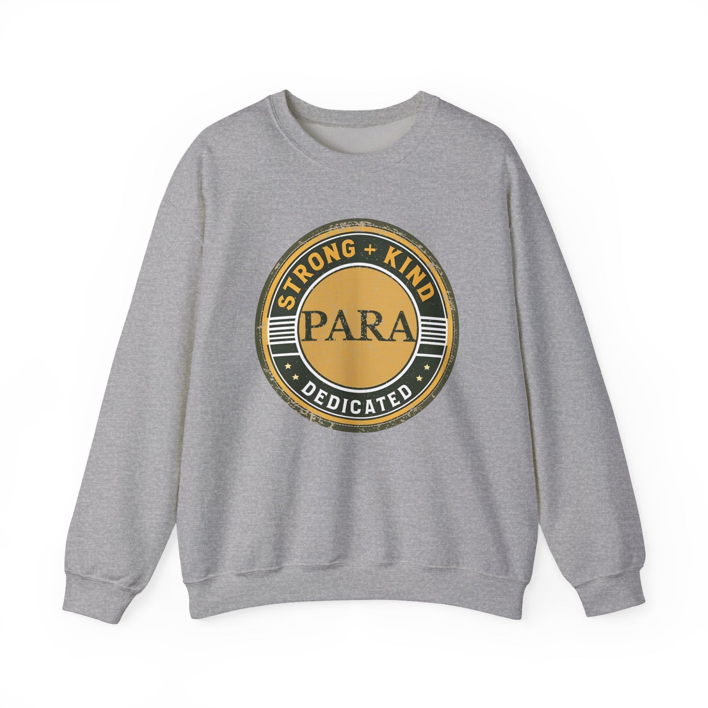Boho Para Educator Sweatshirt – Strong + Kind Minimalist Paraprofessional Crewneck, Teacher Gift