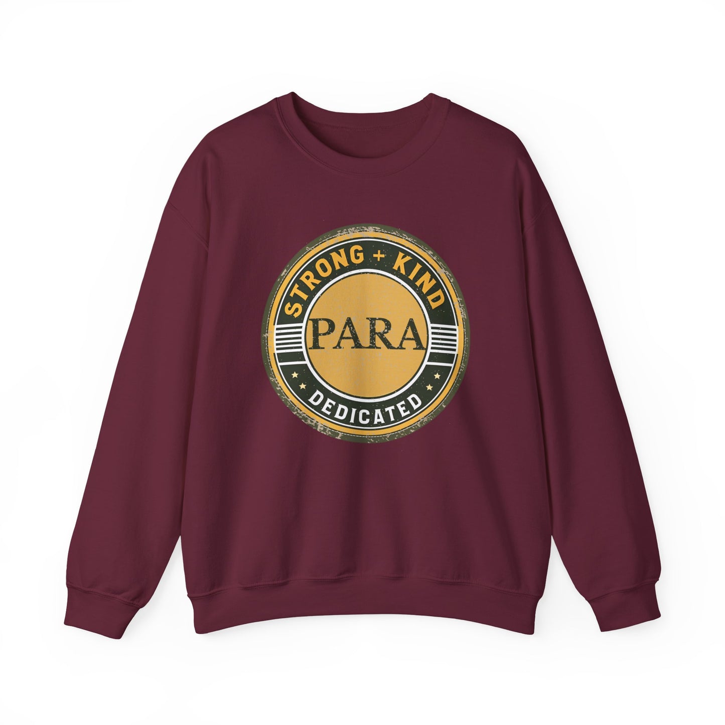 Boho Para Educator Sweatshirt – Strong + Kind Minimalist Paraprofessional Crewneck, Teacher Gift