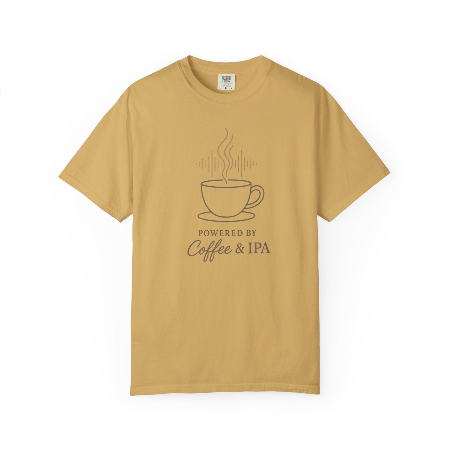 Powered by Coffee & IEPs Shirt – Teacher SLP Special Education Tee – Comfort Colors 1717 Boho Tee