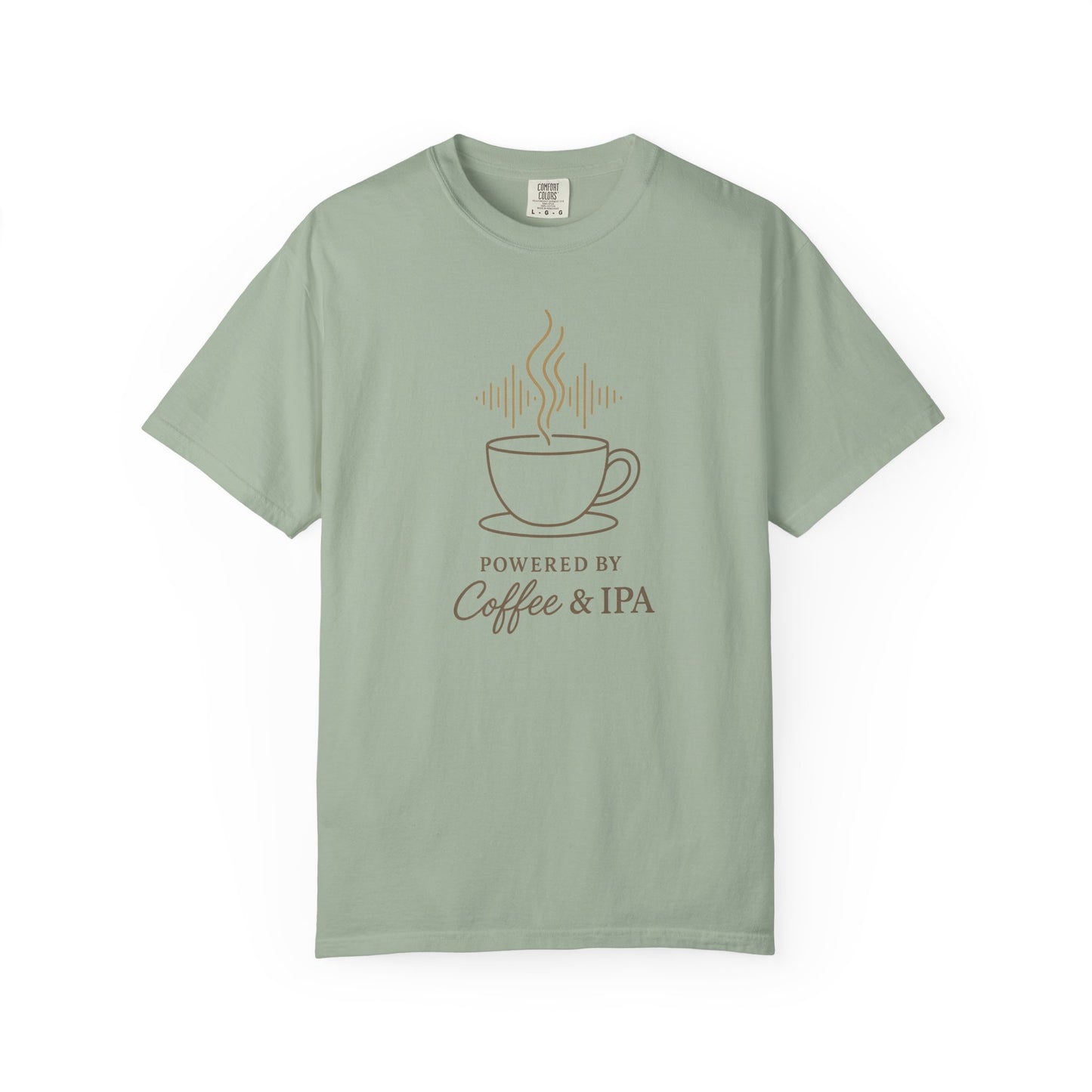 Powered by Coffee & IEPs Shirt – Teacher SLP Special Education Tee – Comfort Colors 1717 Boho Tee