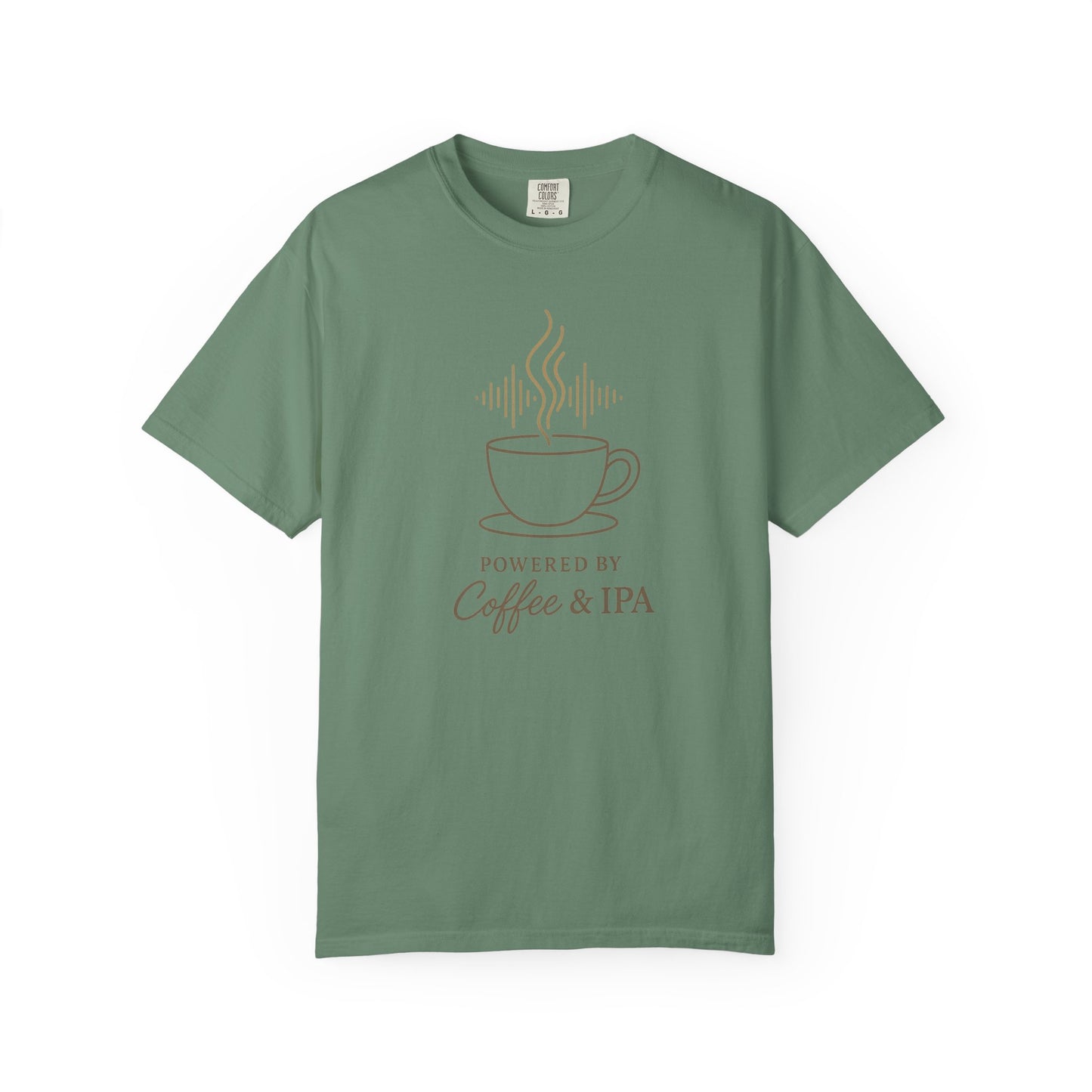 Powered by Coffee & IEPs Shirt – Teacher SLP Special Education Tee – Comfort Colors 1717 Boho Tee