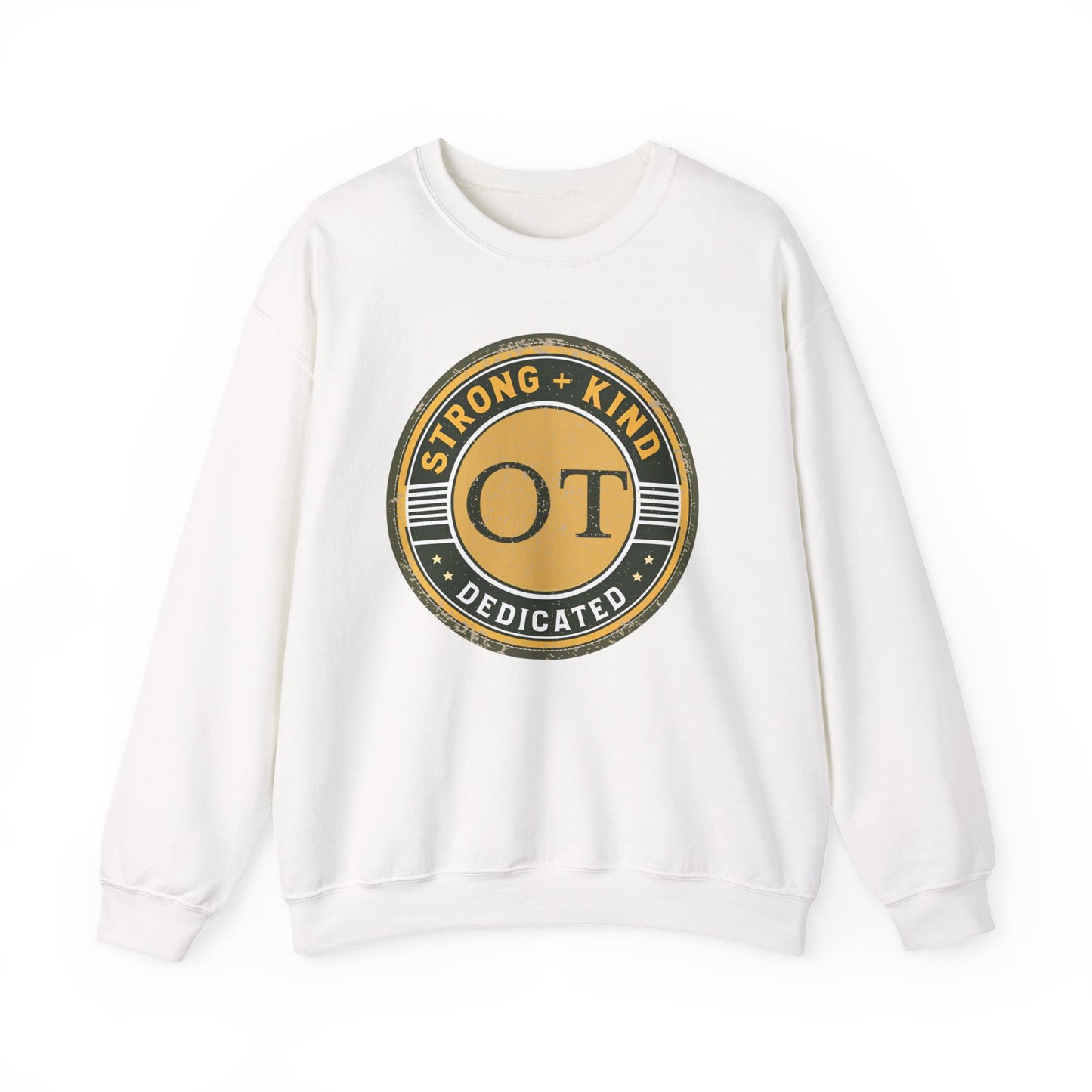 Boho OT Sweatshirt – Strong + Kind Minimalist Occupational Therapist Crewneck, Therapy Gift