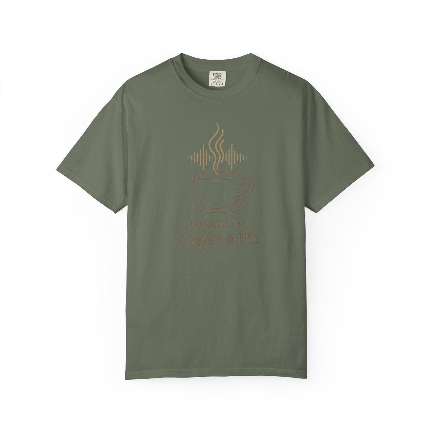 Powered by Coffee & IEPs Shirt – Teacher SLP Special Education Tee – Comfort Colors 1717 Boho Tee