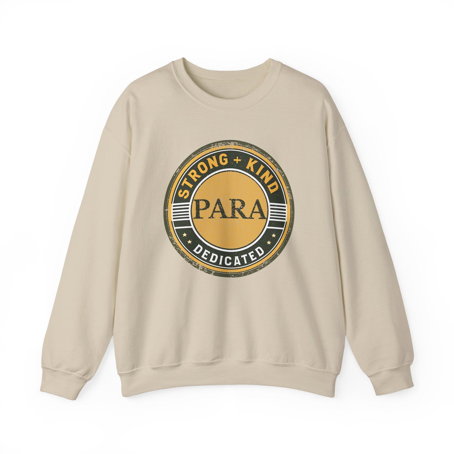 Boho Para Educator Sweatshirt – Strong + Kind Minimalist Paraprofessional Crewneck, Teacher Gift
