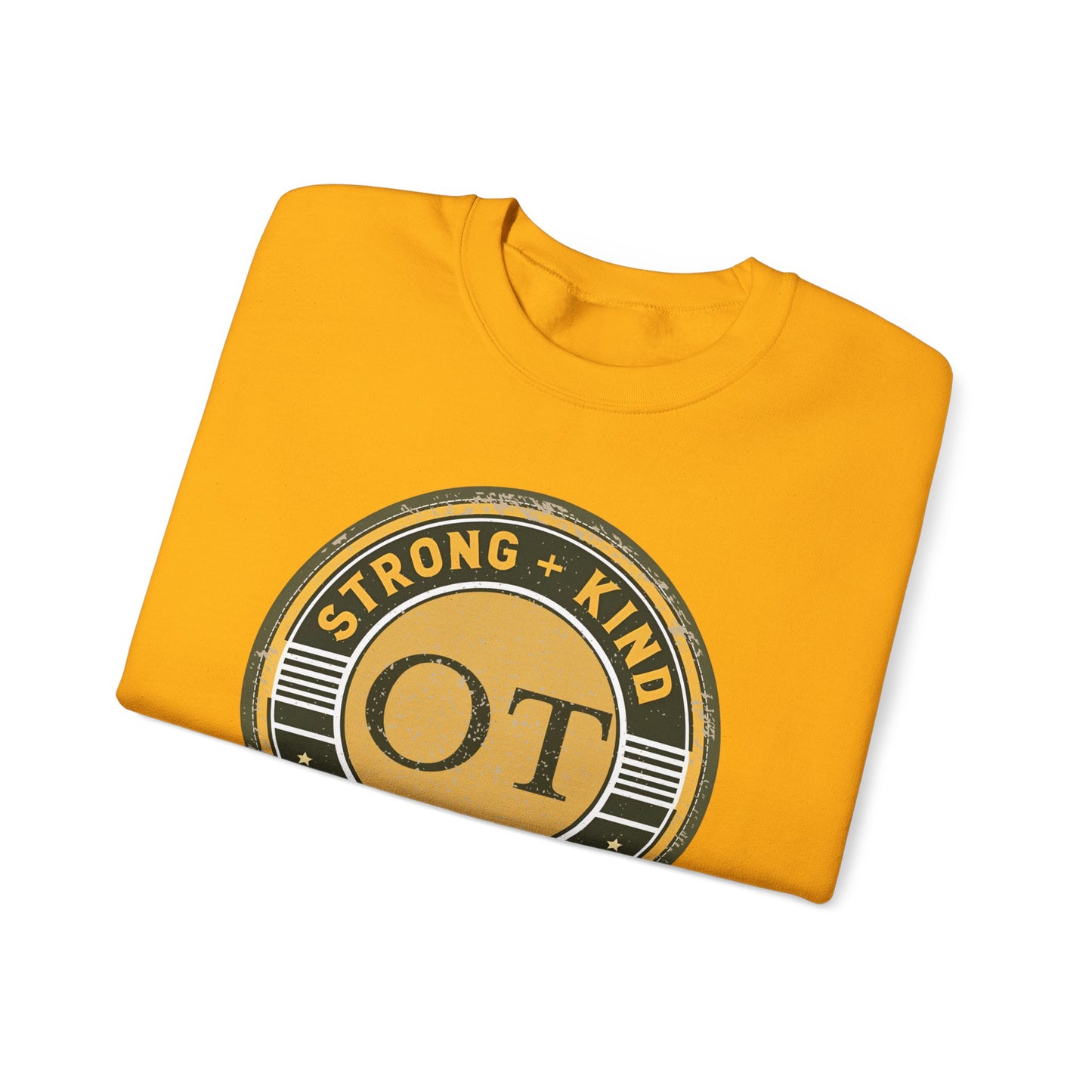 Boho OT Sweatshirt – Strong + Kind Minimalist Occupational Therapist Crewneck, Therapy Gift