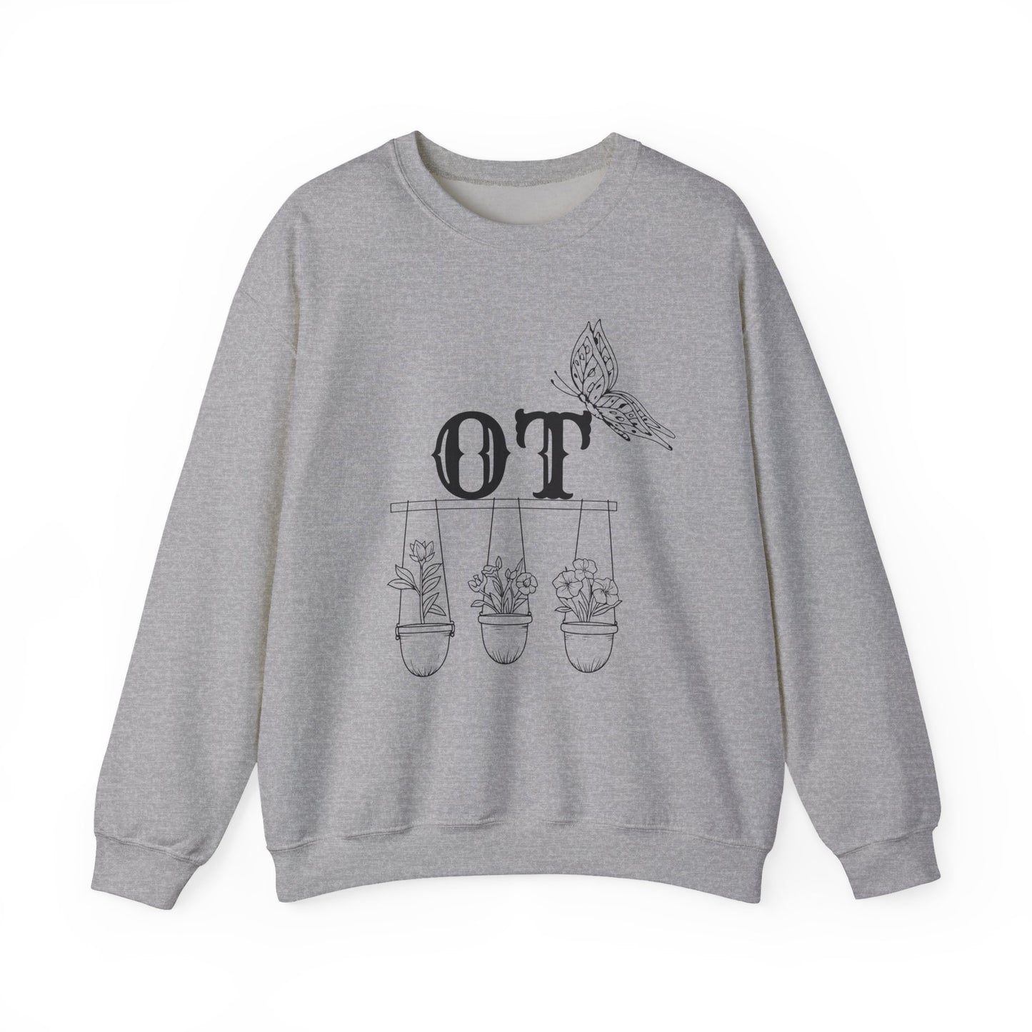Boho OT Sweatshirt – Minimalist Occupational Therapist Crewneck, Therapy Pride Gift