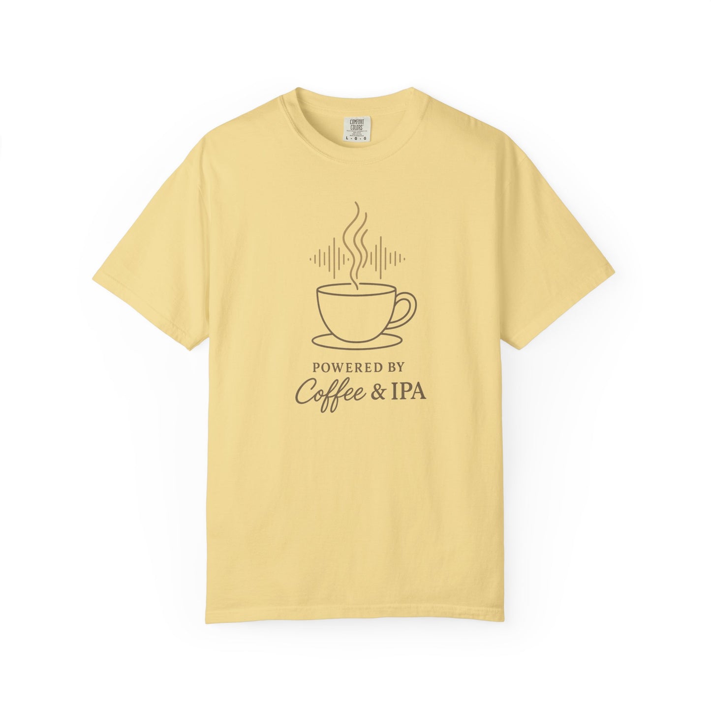 Powered by Coffee & IEPs Shirt – Teacher SLP Special Education Tee – Comfort Colors 1717 Boho Tee