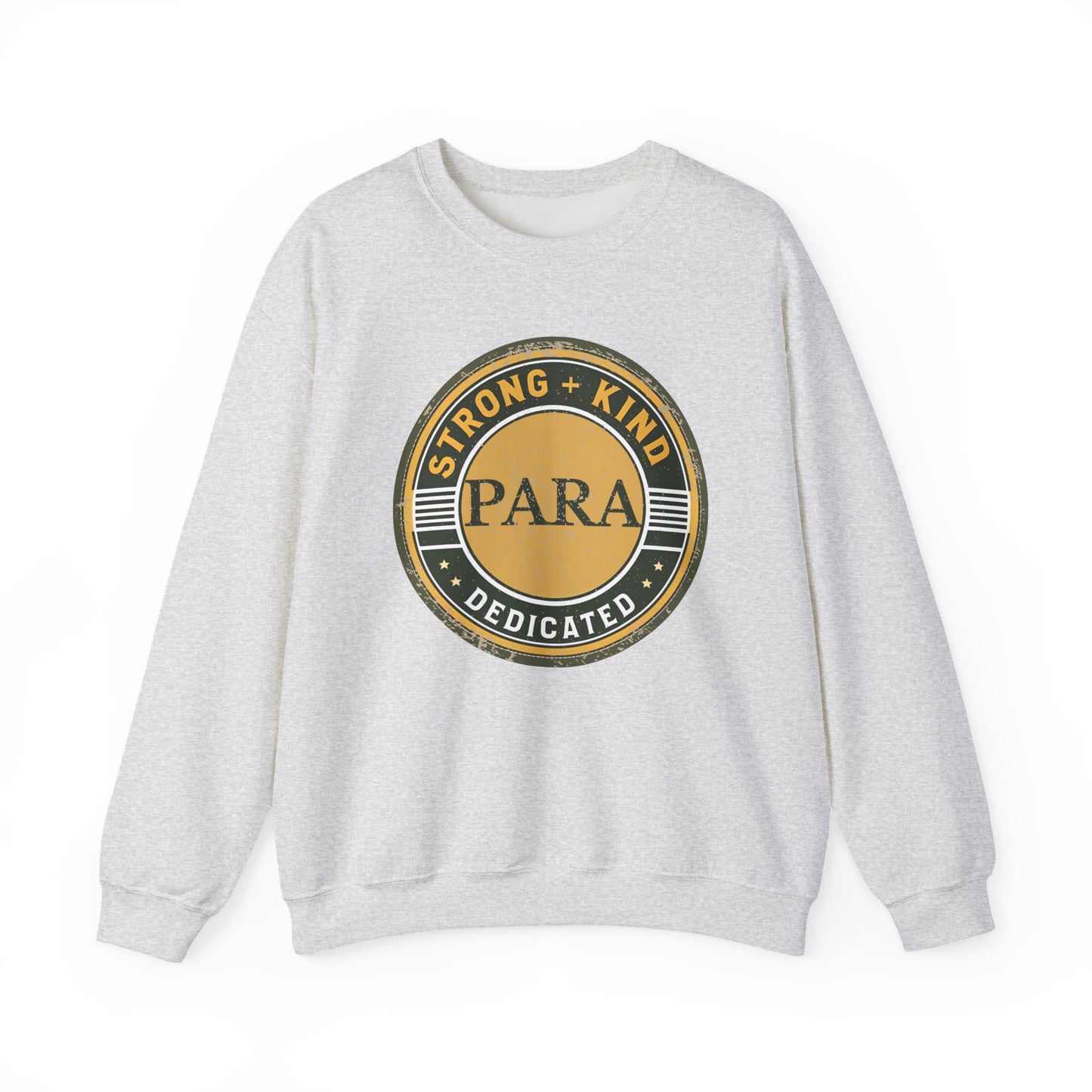 Boho Para Educator Sweatshirt – Strong + Kind Minimalist Paraprofessional Crewneck, Teacher Gift
