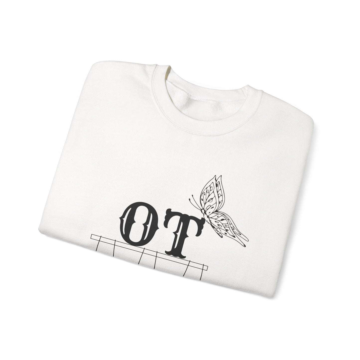 Boho OT Sweatshirt – Minimalist Occupational Therapist Crewneck, Therapy Pride Gift