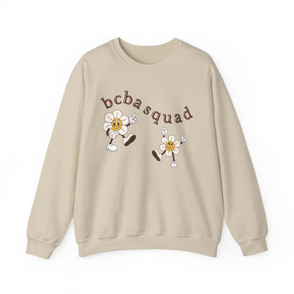 BCBA Sweatshirt – Boho Minimalist Behavior Analyst Crewneck, Therapist Gift