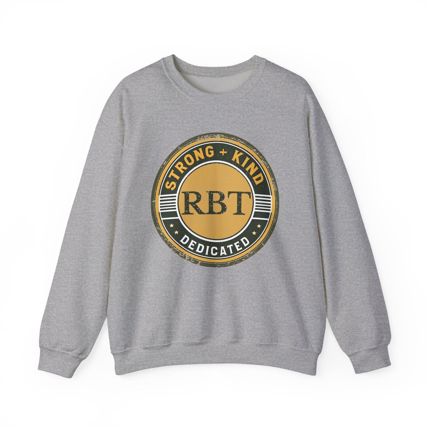 Boho Minimalist RBT Sweatshirt – Strong + Kind Registered Behavior Technician Crewneck, ABA Therapy Gift