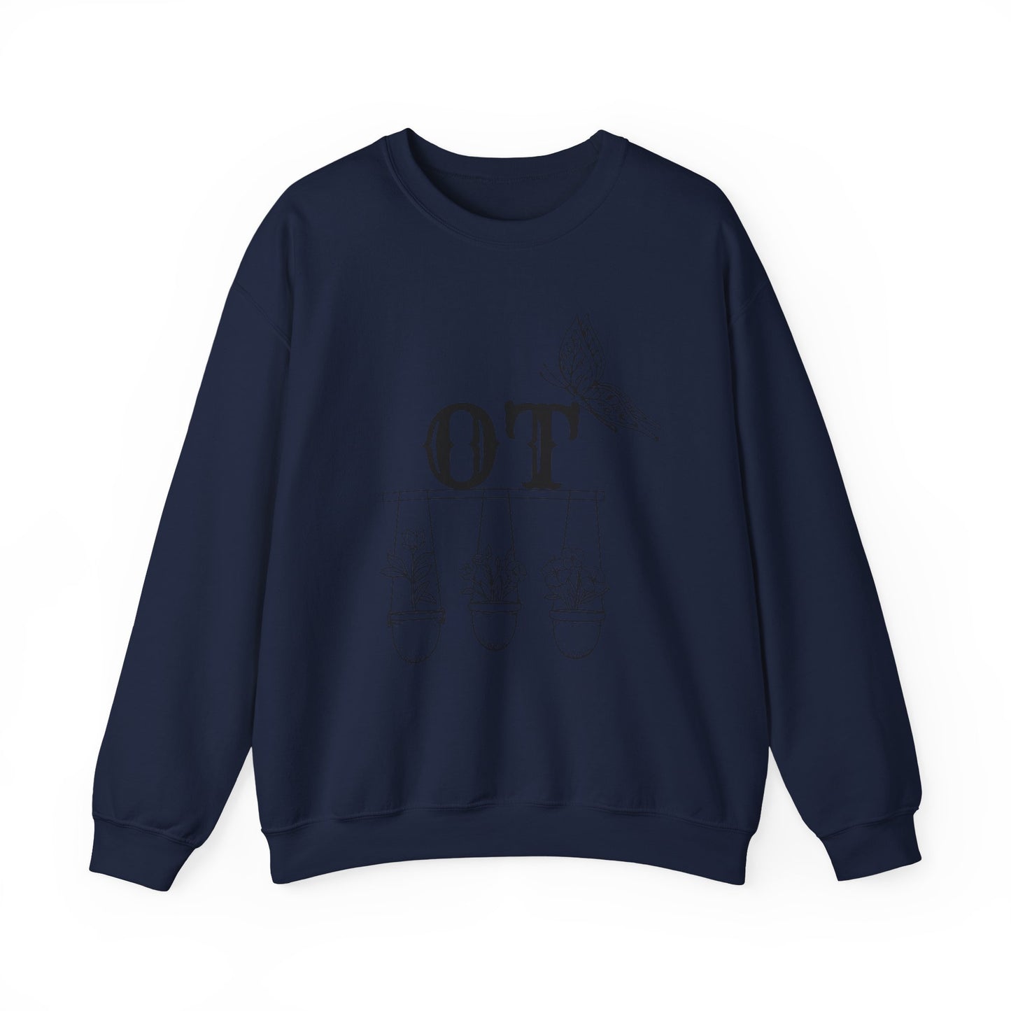 Boho OT Sweatshirt – Minimalist Occupational Therapist Crewneck, Therapy Pride Gift