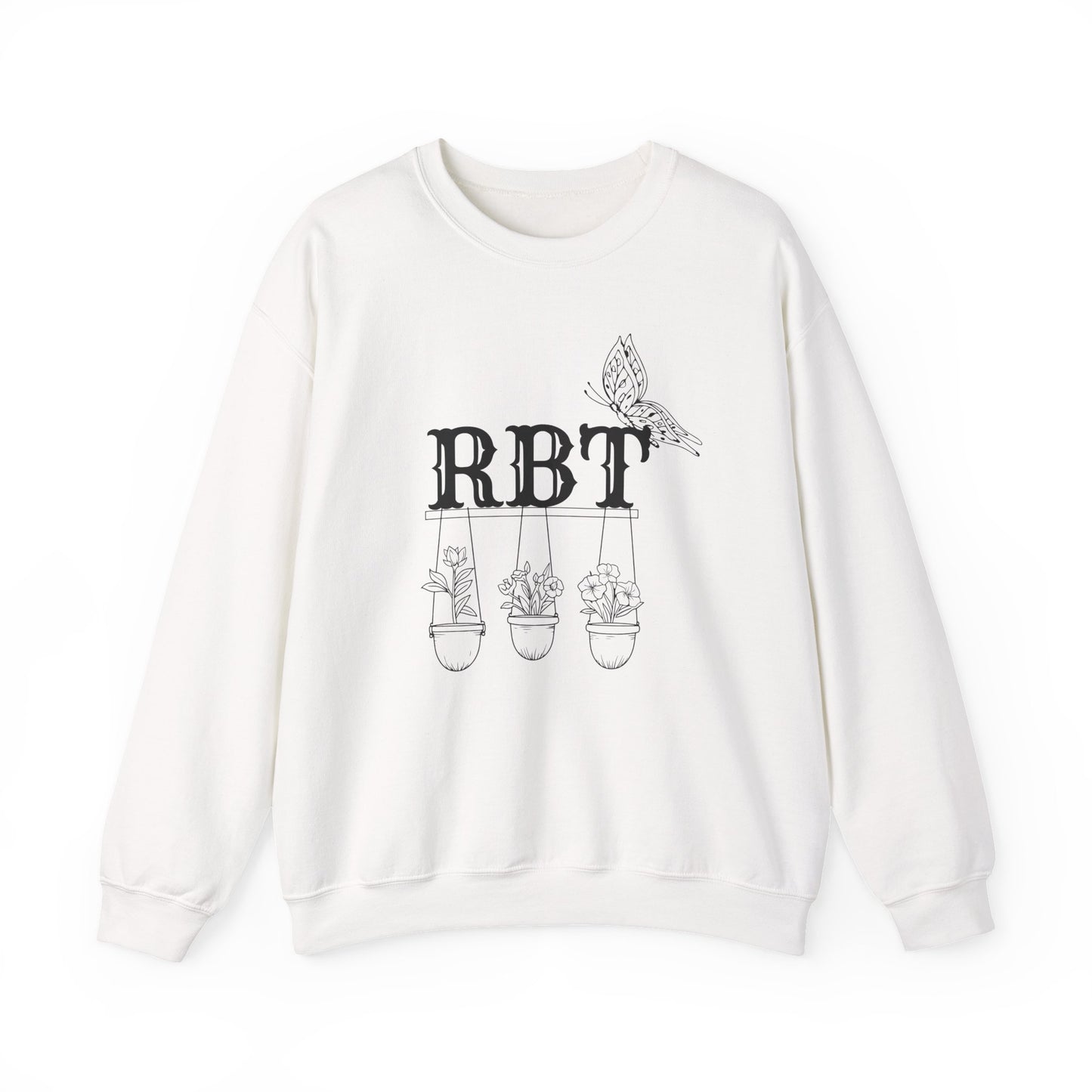Boho Minimalist RBT Sweatshirt – Registered Behavior Technician Pride Crewneck, ABA Therapist Gift