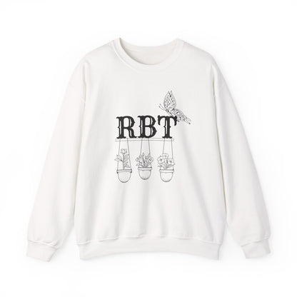 Boho Minimalist RBT Sweatshirt – Registered Behavior Technician Pride Crewneck, ABA Therapist Gift