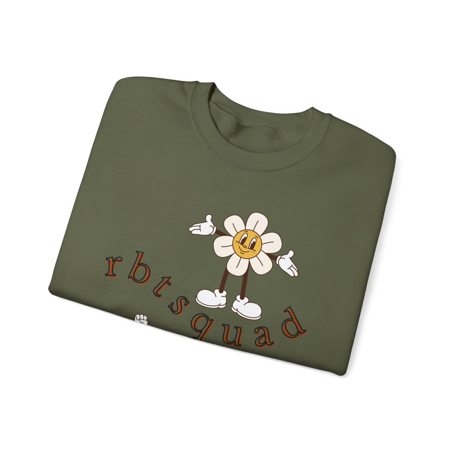 Boho RBT Sweatshirt – Minimalist Registered Behavior Technician Crewneck, ABA Therapy Gift