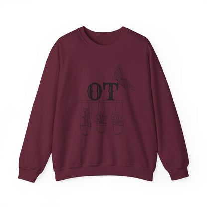 Boho OT Sweatshirt – Minimalist Occupational Therapist Crewneck, Therapy Pride Gift