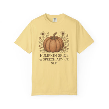 Copy of Boho Fall Pumpkin Graphic Tee – Speak Your Truth This Season Shirt – Autumn Comfort Colors 1717 Tee