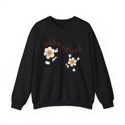 BCBA Sweatshirt – Boho Minimalist Behavior Analyst Crewneck, Therapist Gift