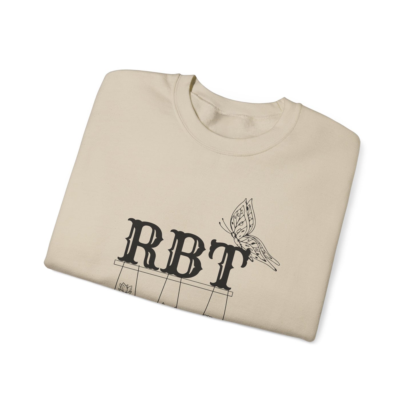 Boho Minimalist RBT Sweatshirt – Registered Behavior Technician Pride Crewneck, ABA Therapist Gift