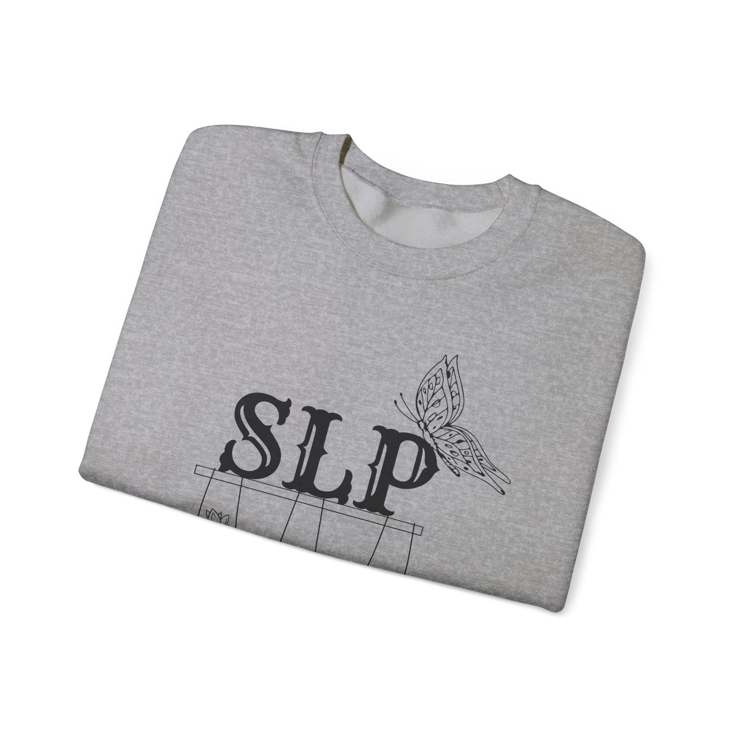Minimalist SLP Sweatshirt – Boho Speech Language Pathologist Crewneck, Therapist Pride Gift