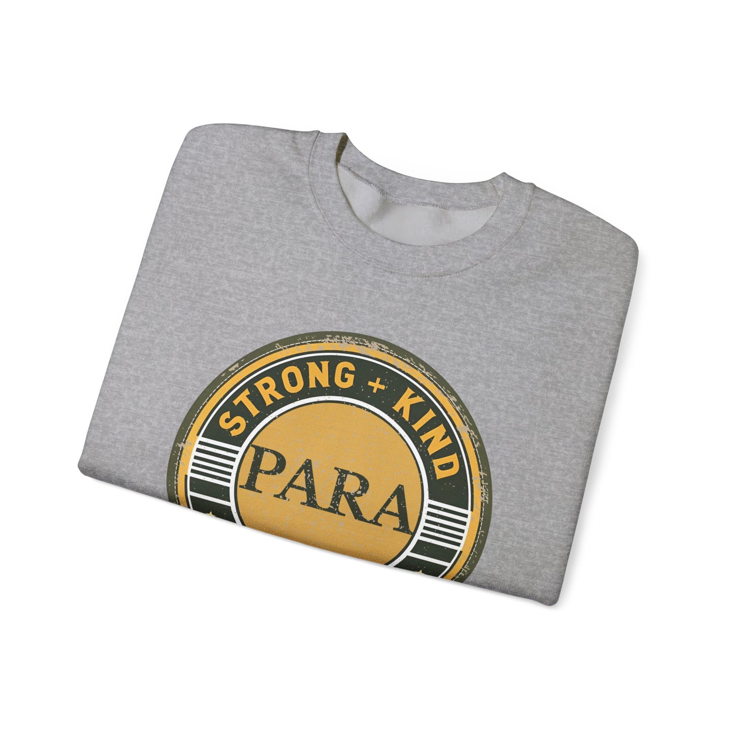 Boho Para Educator Sweatshirt – Strong + Kind Minimalist Paraprofessional Crewneck, Teacher Gift