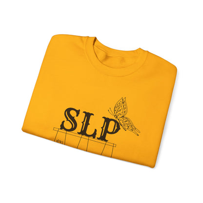Minimalist SLP Sweatshirt – Boho Speech Language Pathologist Crewneck, Therapist Pride Gift