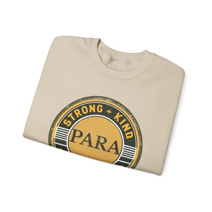 Boho Para Educator Sweatshirt – Strong + Kind Minimalist Paraprofessional Crewneck, Teacher Gift