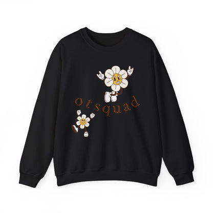 Squad OT Sweatshirt – Boho Minimalist Occupational Therapist Crewneck, Therapy Gift