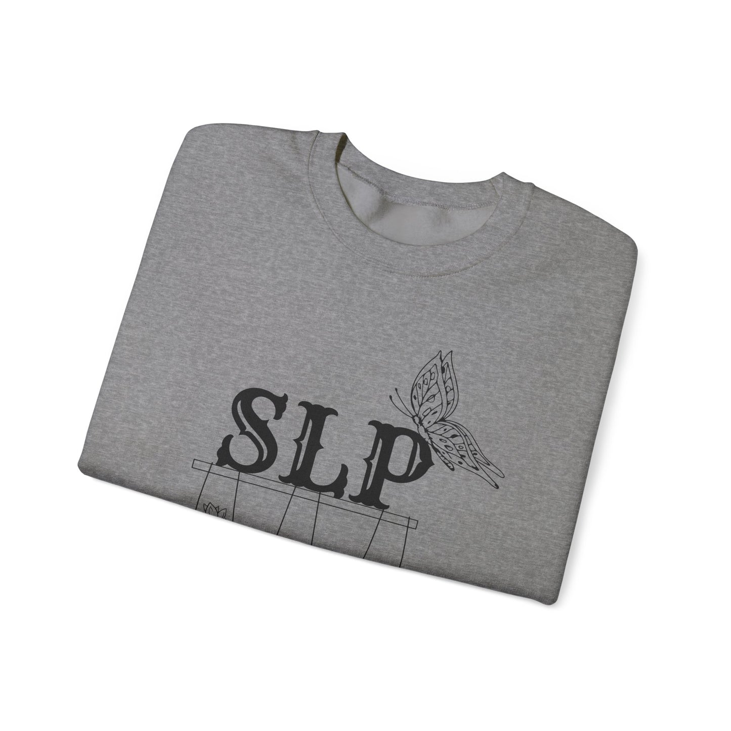 Minimalist SLP Sweatshirt – Boho Speech Language Pathologist Crewneck, Therapist Pride Gift