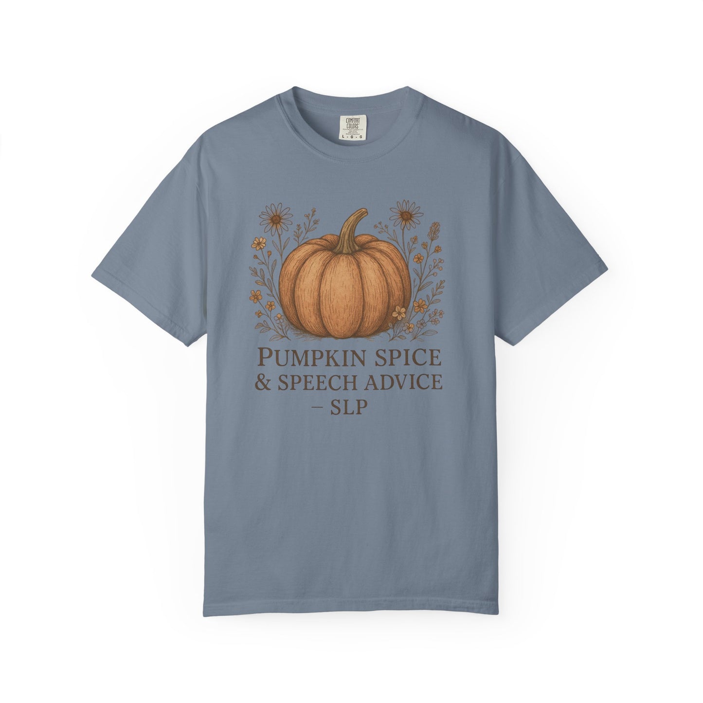 Copy of Boho Fall Pumpkin Graphic Tee – Speak Your Truth This Season Shirt – Autumn Comfort Colors 1717 Tee