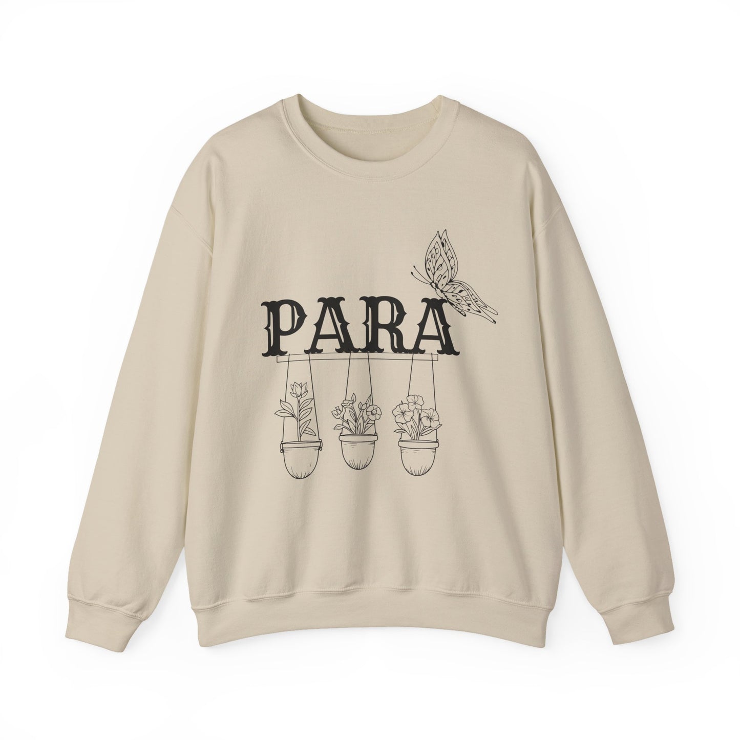 Boho Para Educator Sweatshirt – Minimalist Paraprofessional Crewneck, Teacher Pride Gift