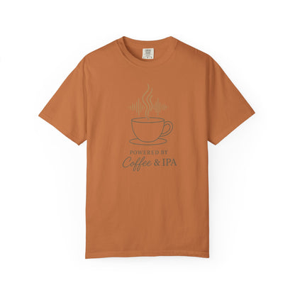 Powered by Coffee & IEPs Shirt – Teacher SLP Special Education Tee – Comfort Colors 1717 Boho Tee