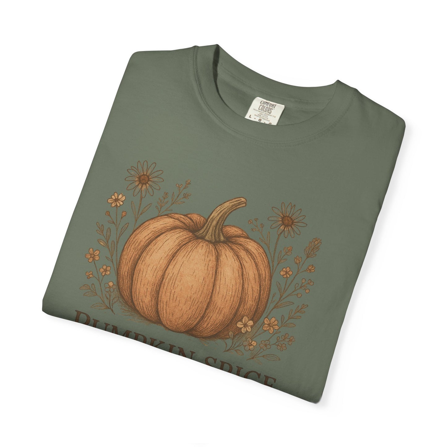 Copy of Boho Fall Pumpkin Graphic Tee – Speak Your Truth This Season Shirt – Autumn Comfort Colors 1717 Tee
