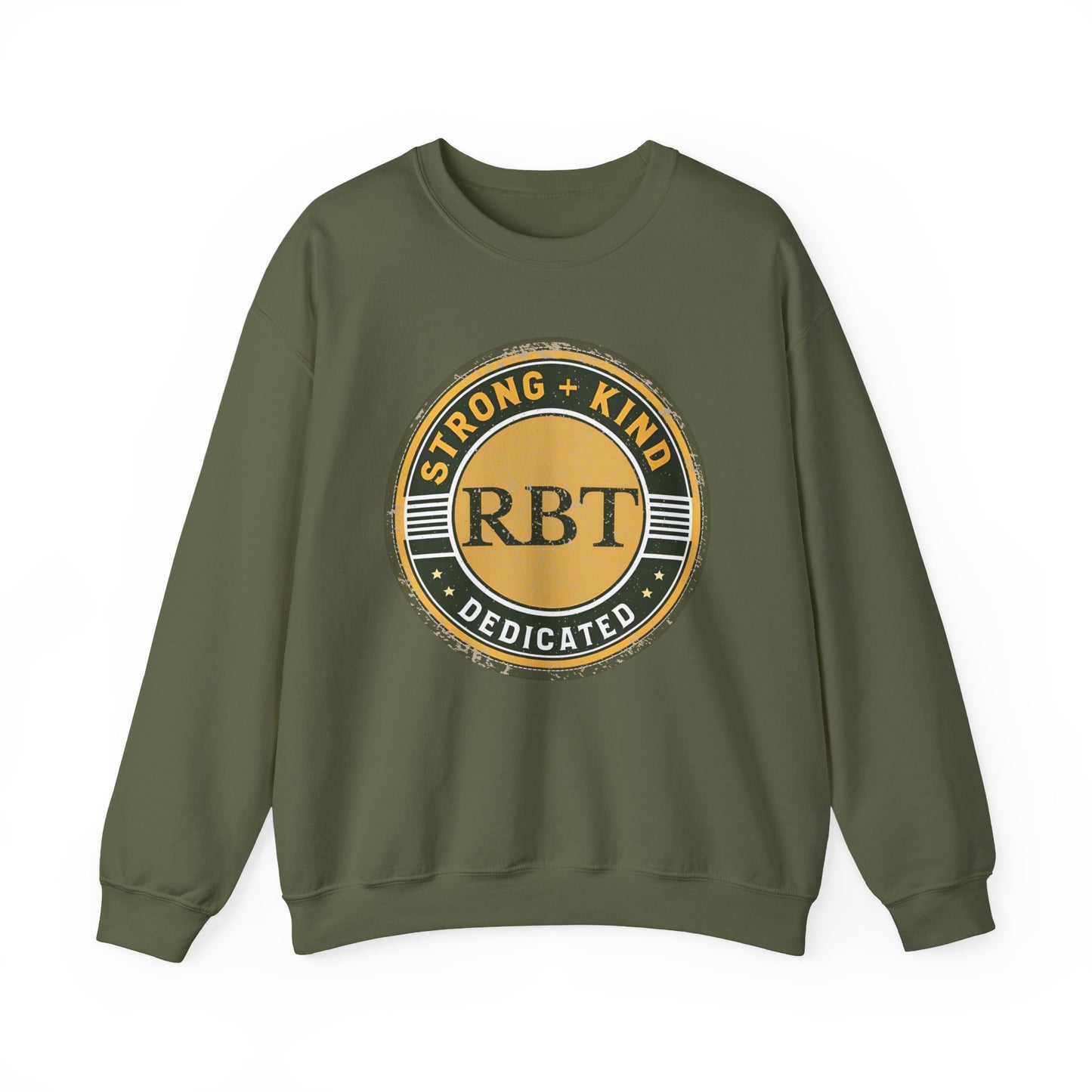 Boho Minimalist RBT Sweatshirt – Strong + Kind Registered Behavior Technician Crewneck, ABA Therapy Gift
