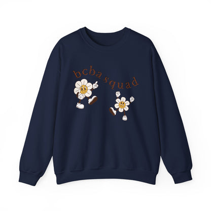 BCBA Sweatshirt – Boho Minimalist Behavior Analyst Crewneck, Therapist Gift