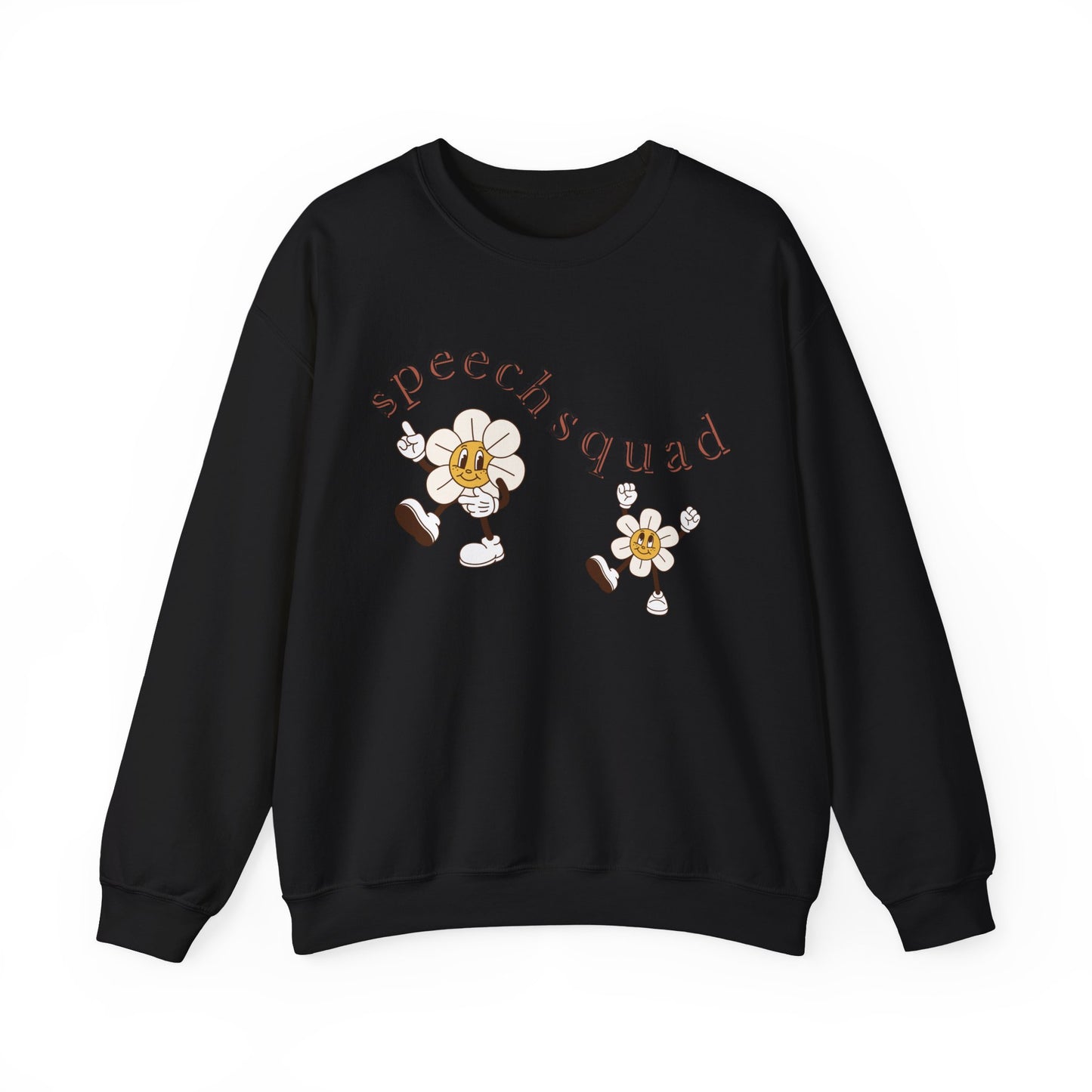 Speech Squad SLP Sweatshirt – Boho Minimalist Speech Language Pathologist Crewneck, Therapist Gift