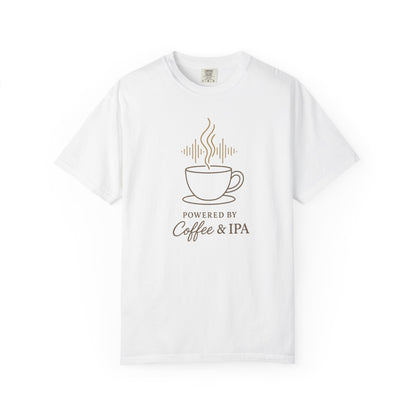 Powered by Coffee & IEPs Shirt – Teacher SLP Special Education Tee – Comfort Colors 1717 Boho Tee