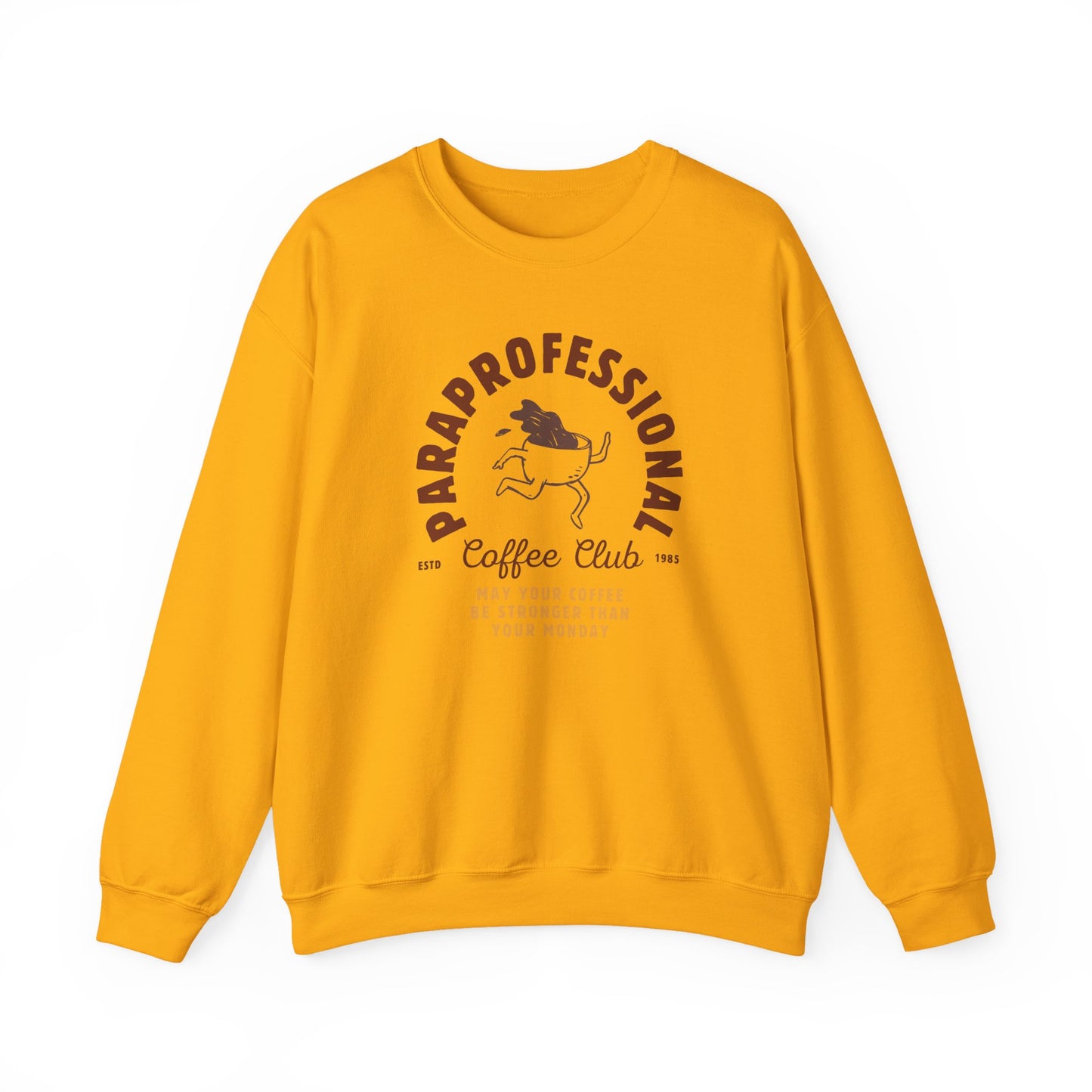 Boho Coffee Club Para Educator Sweatshirt – Minimalist Paraprofessional Crewneck, Teacher Gift