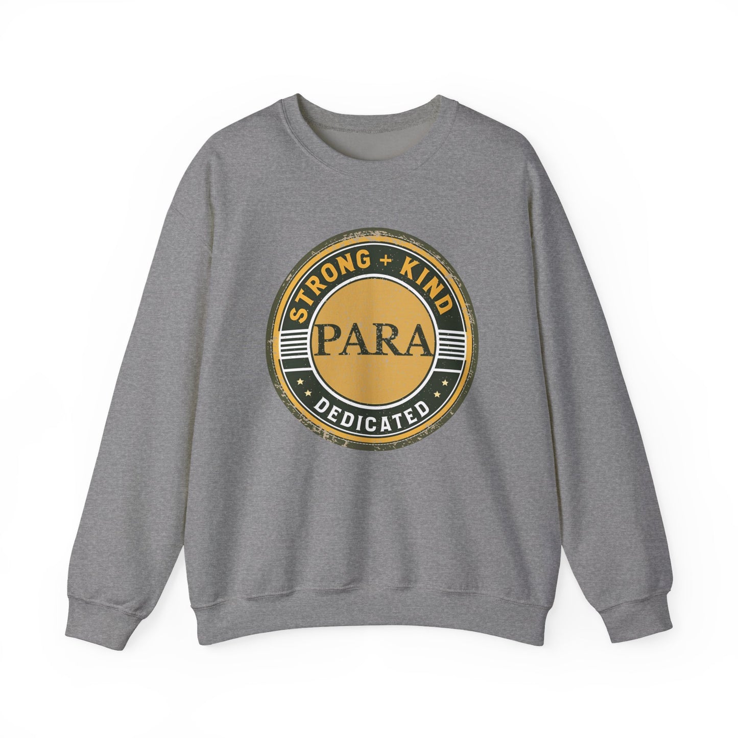Boho Para Educator Sweatshirt – Strong + Kind Minimalist Paraprofessional Crewneck, Teacher Gift