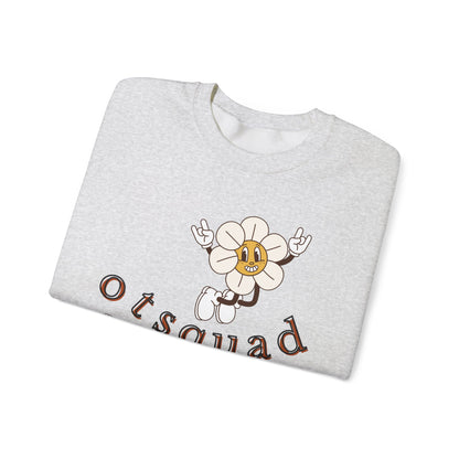 Squad OT Sweatshirt – Boho Minimalist Occupational Therapist Crewneck, Therapy Gift