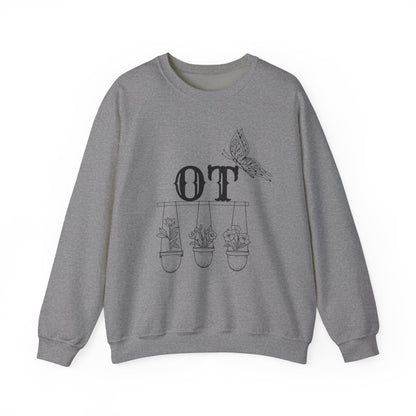 Boho OT Sweatshirt – Minimalist Occupational Therapist Crewneck, Therapy Pride Gift