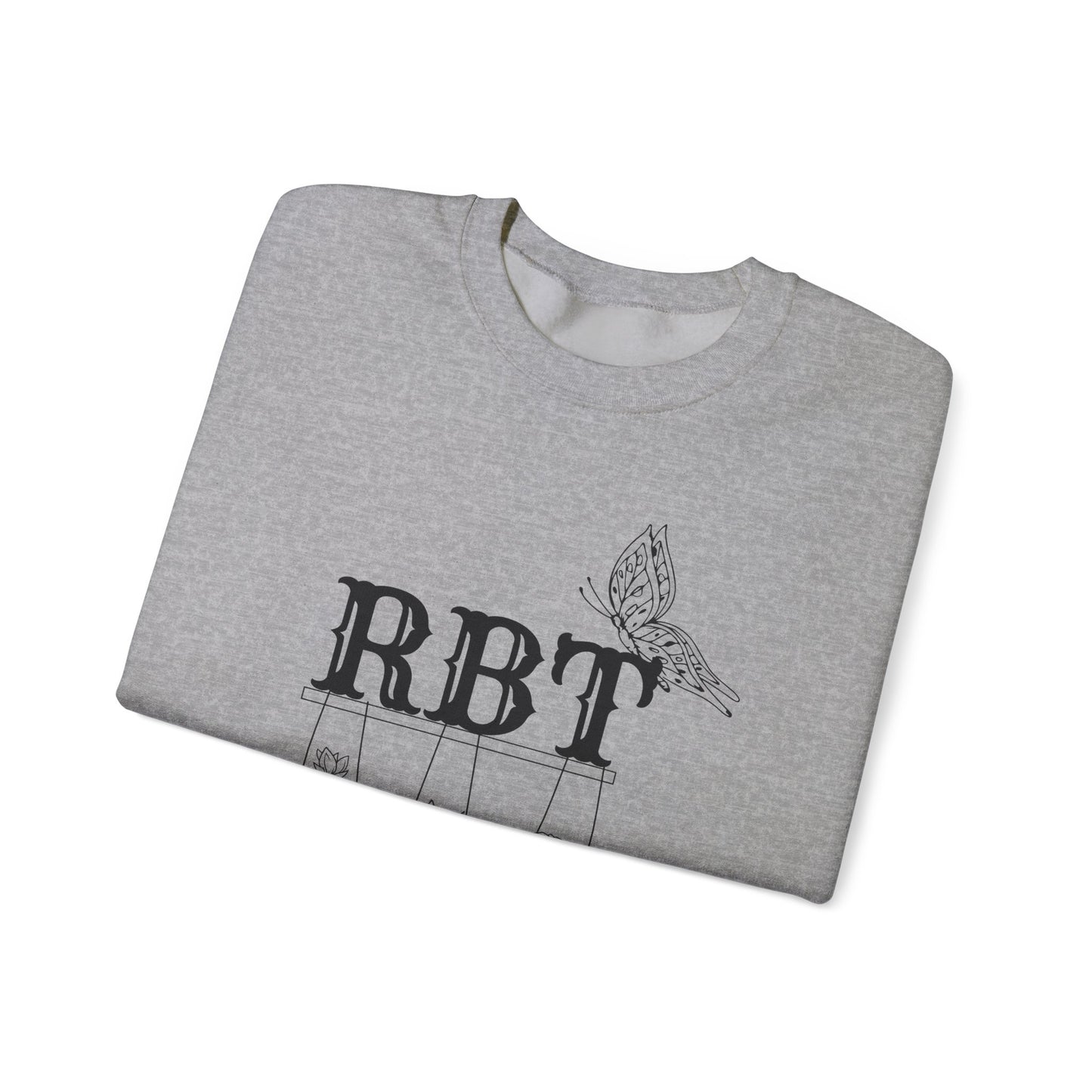 Boho Minimalist RBT Sweatshirt – Registered Behavior Technician Pride Crewneck, ABA Therapist Gift